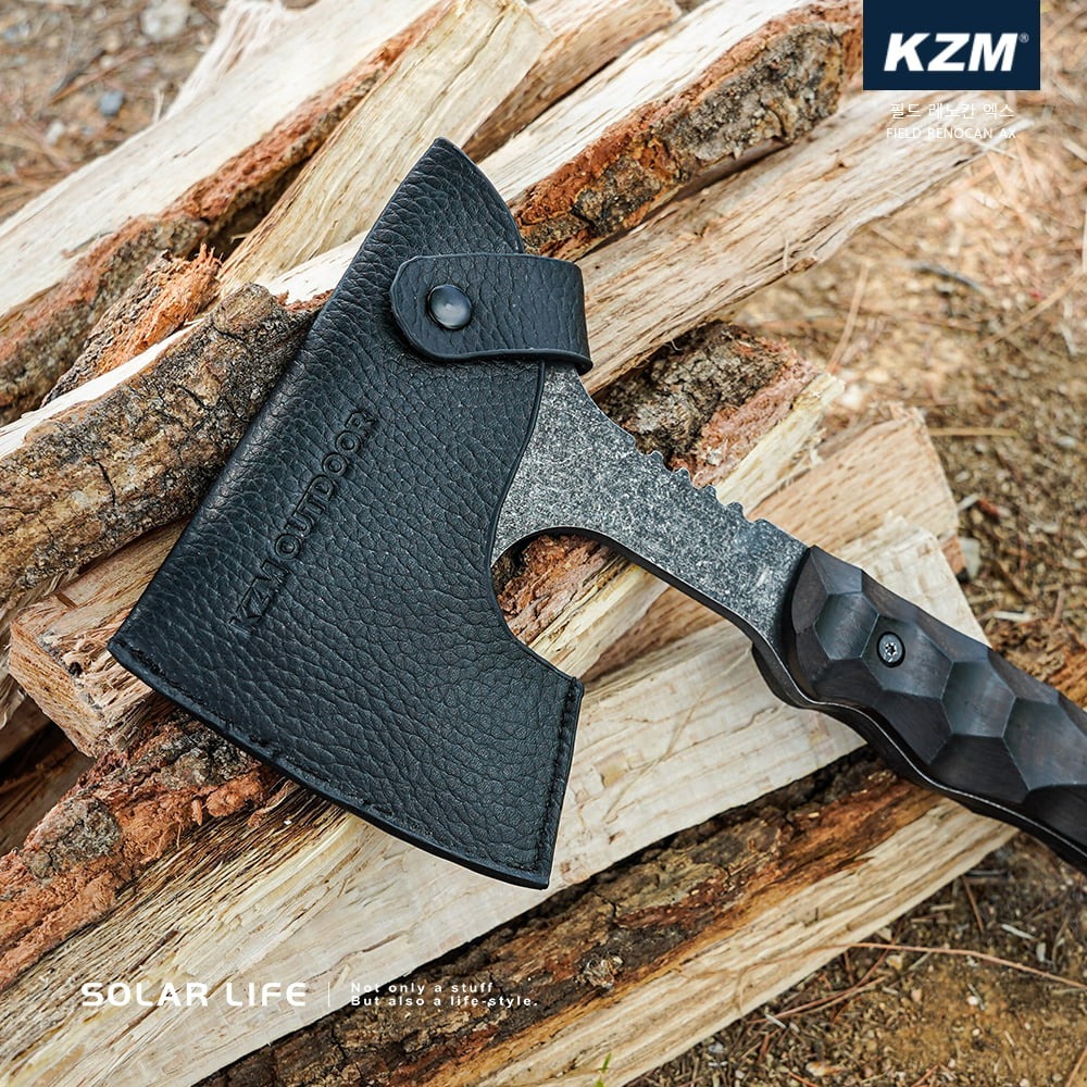 KAZMI KZM 工業風手斧.露營木斧手斧 登山斧開山斧 戶外短柄小斧 野營斧頭 劈柴伐木園藝-細節圖7