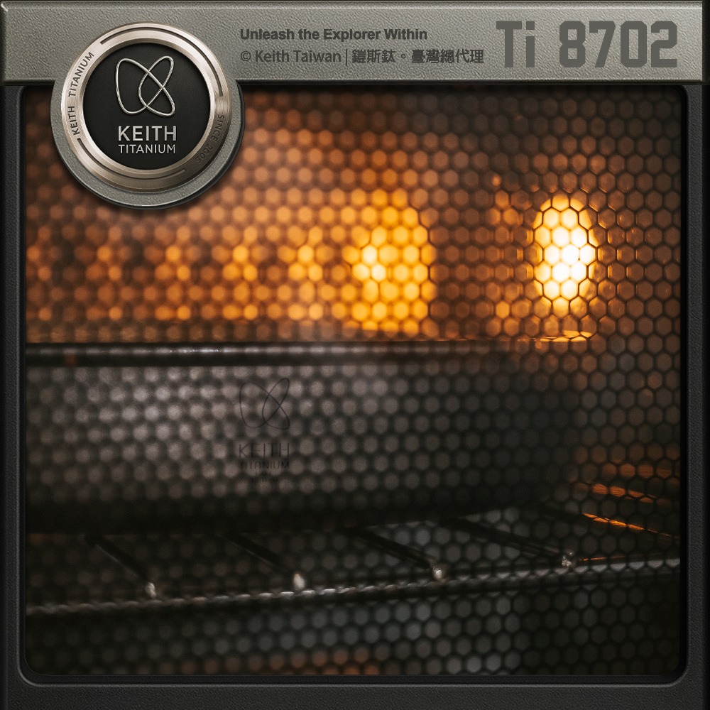 Keith 鎧斯鈦蒸碟盤 1000ml / Ti8702.鈦盤鈦碟 蒸煮盤鈦煎盤 輕量餐盤 野炊煎鍋 露營平底鍋-細節圖8