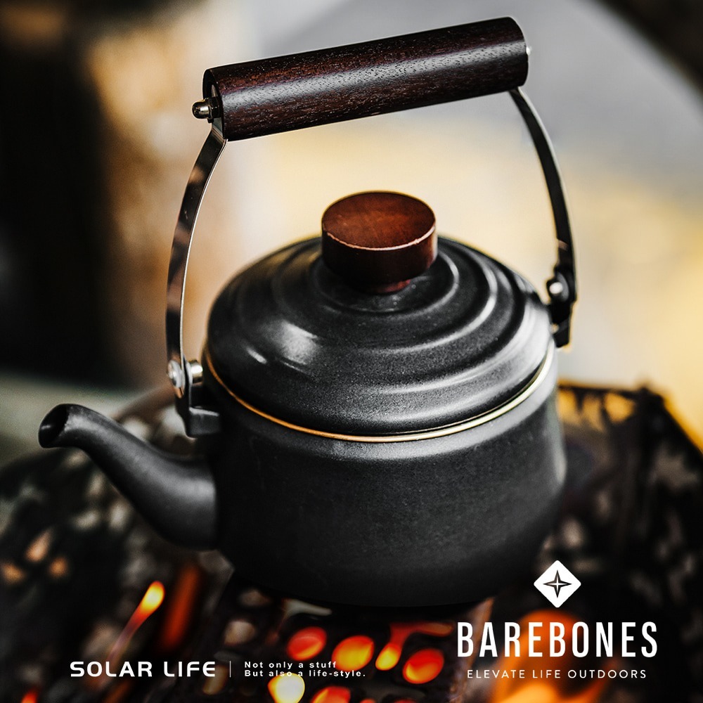Barebones CKW-379 琺瑯茶壺 Enamel Teapot.琺瑯壺 煮水壺 直火燒水壺 咖啡壺 露營水壺-細節圖2