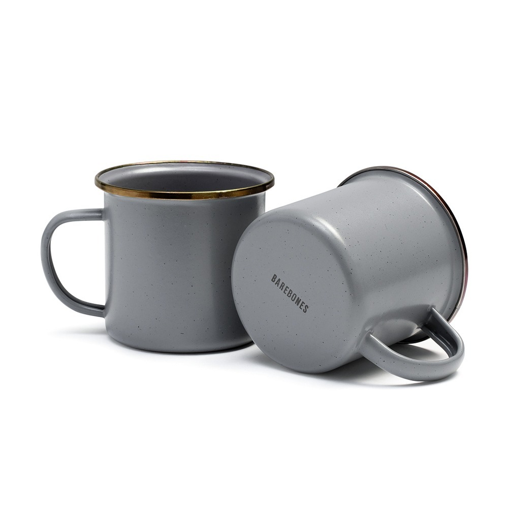 Barebones CKW-356 琺瑯杯組 Enamel Cup Set / 14oz.琺瑯杯 琺瑯馬克杯 露營鋼杯-規格圖6