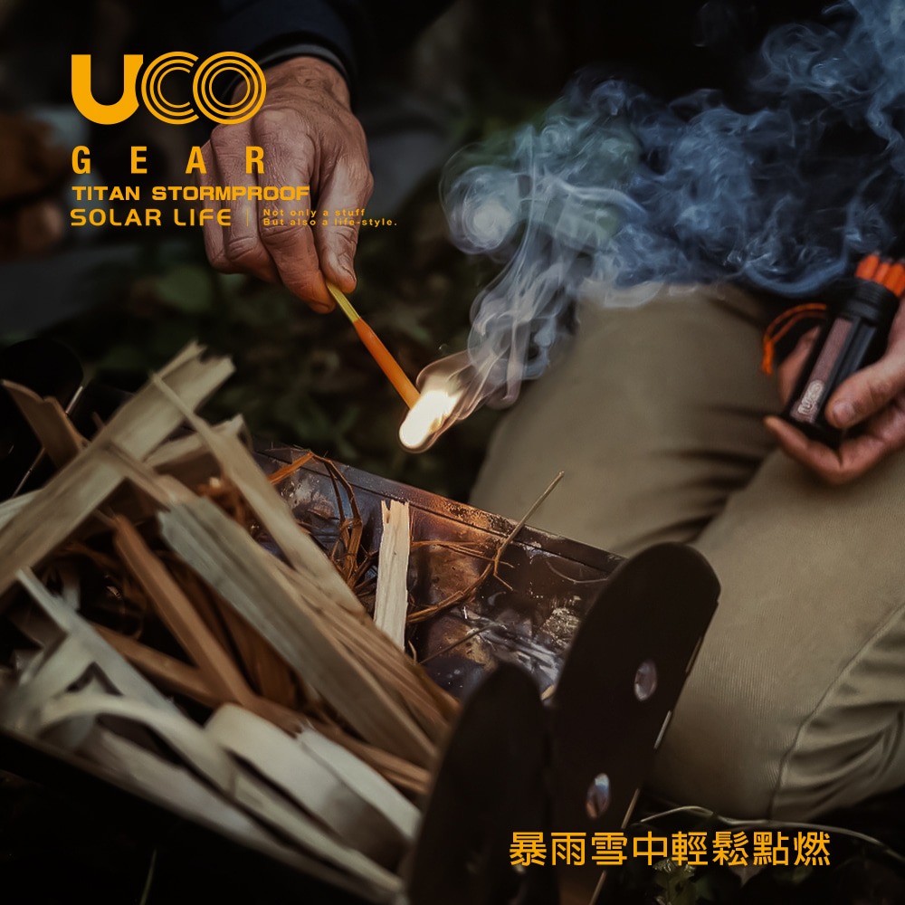 UCO Titan Stormproof Match Kit 防風防水特大火柴組/補充包(25支).防水火柴 露營登山-細節圖5