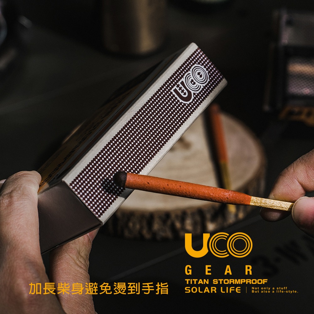 UCO Titan Stormproof Matches 防風防水特大火柴補充包(25支).防水火柴 露營登山-細節圖2