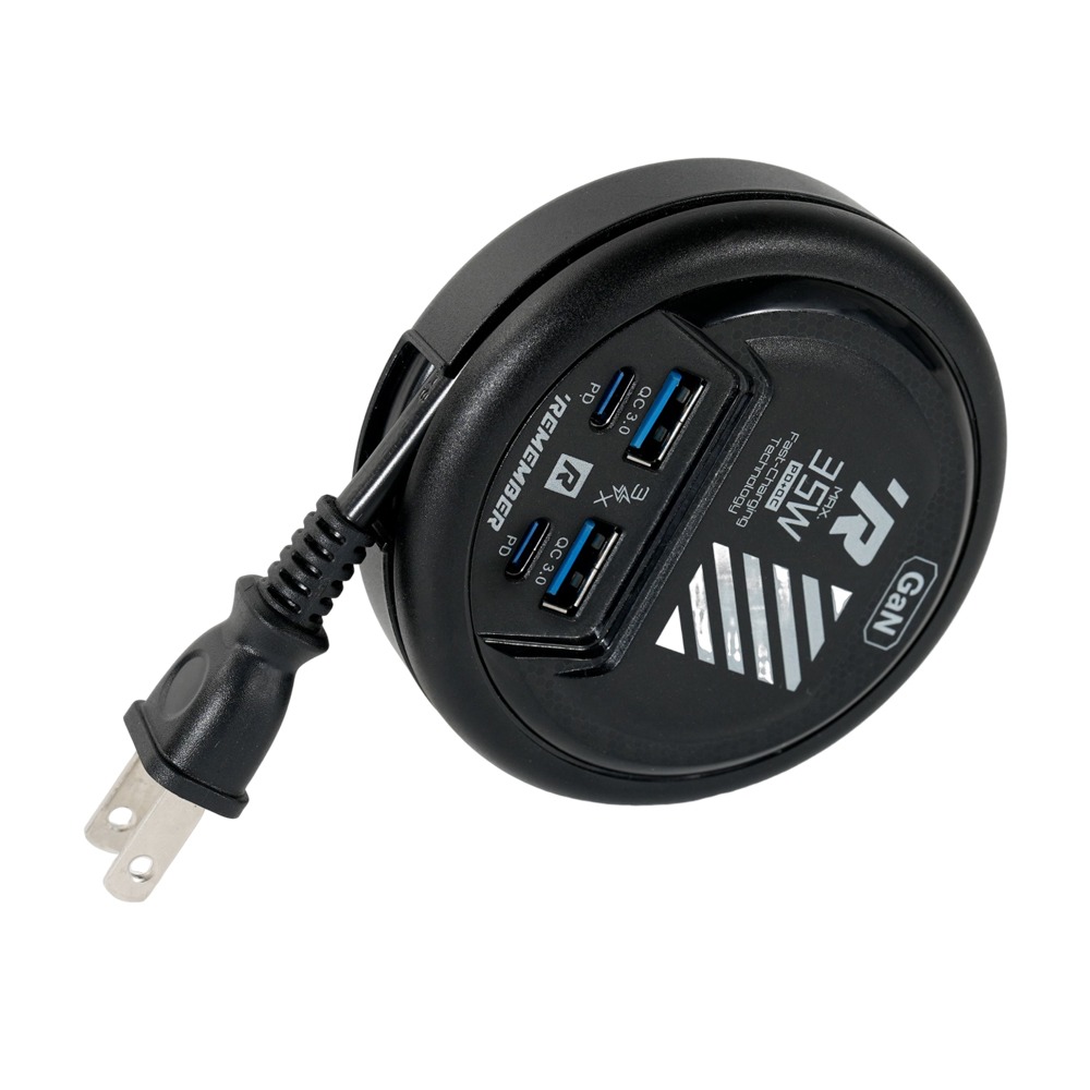 樂活不露 EC-04氮化鎵電源供應器 0.47M.4孔充電插頭 露營延長線 快充充電器 豆腐頭 GaN氮化鎵-規格圖6