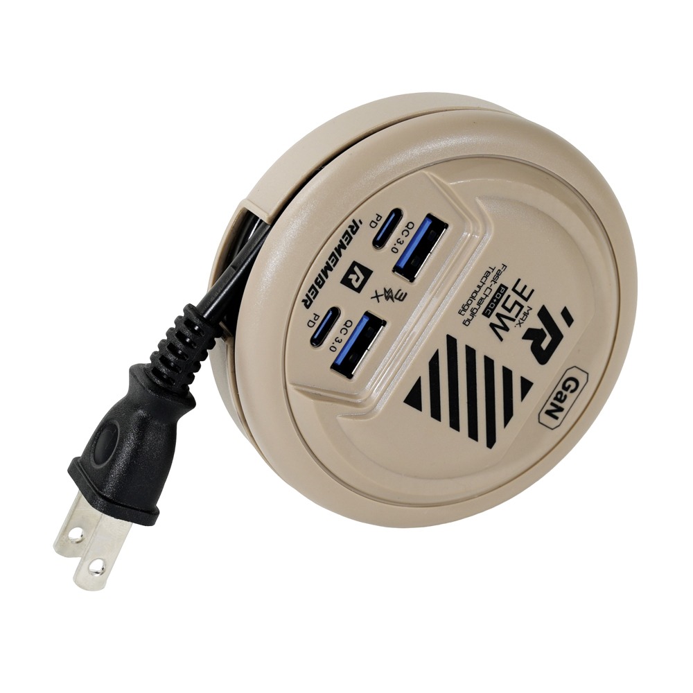 樂活不露 EC-04氮化鎵電源供應器 0.47M.4孔充電插頭 露營延長線 快充充電器 豆腐頭 GaN氮化鎵-規格圖6