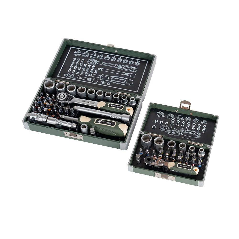 openjoynt 拓幸良品 38PCS/26PCS 多功能套筒起子組.搖頭棘輪 螺絲起子套裝 套筒扳手組 六角套筒-規格圖9