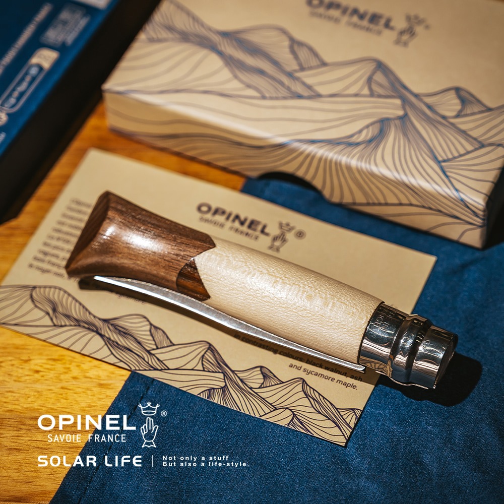 法國OPINEL No.09 Cime 法國刀豪華刀柄系列 OPI_003103.野營刀露營刀 野餐蔬果刀 口袋摺疊刀具-細節圖4