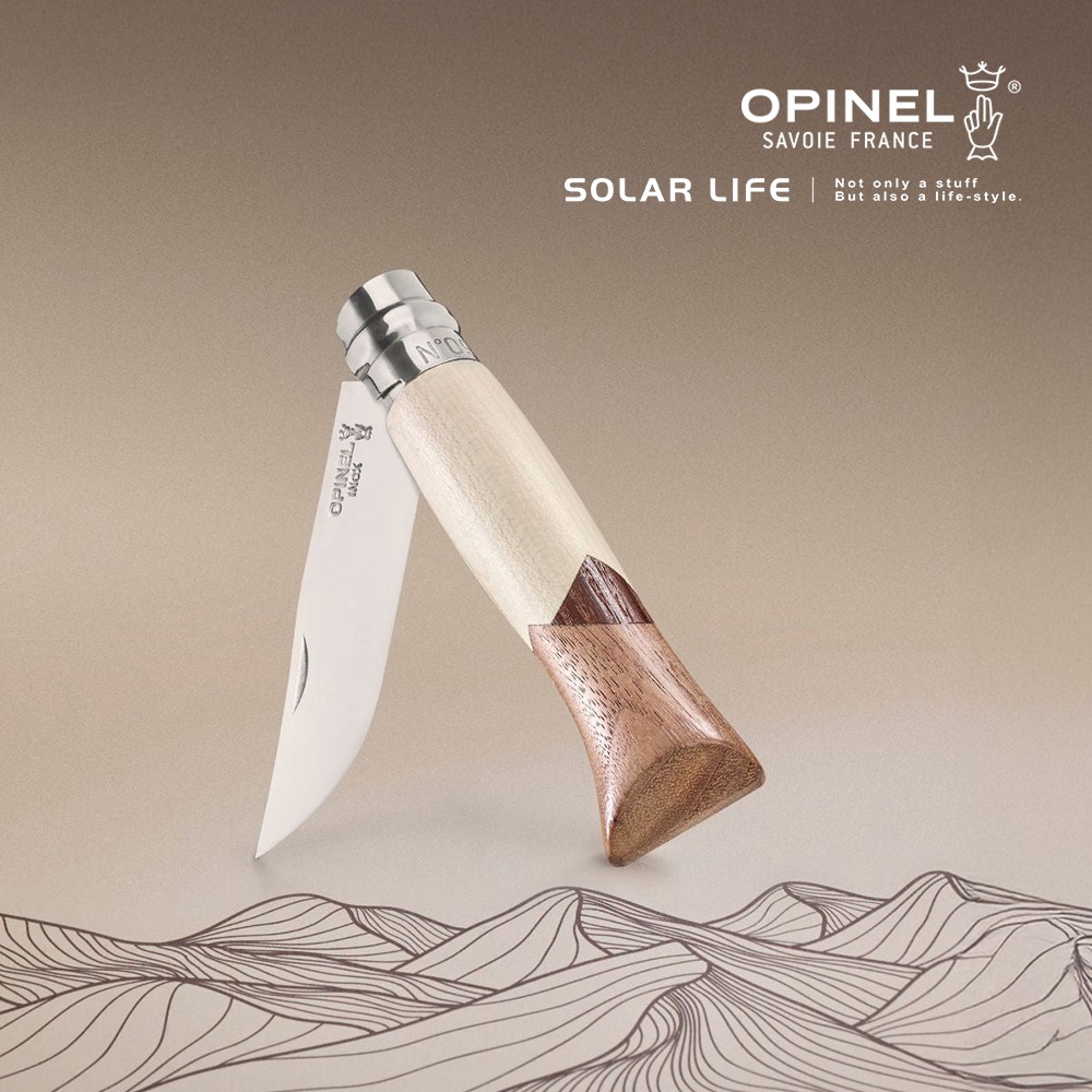 法國OPINEL No.09 Cime 法國刀豪華刀柄系列 OPI_003103.野營刀露營刀 野餐蔬果刀 口袋摺疊刀具-細節圖8