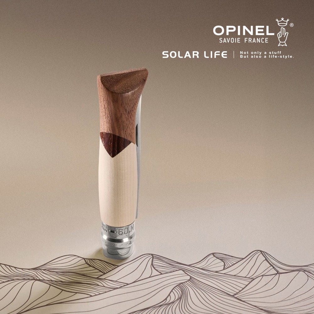 法國OPINEL No.09 Cime 法國刀豪華刀柄系列 OPI_003103.野營刀露營刀 野餐蔬果刀 口袋摺疊刀具-細節圖9