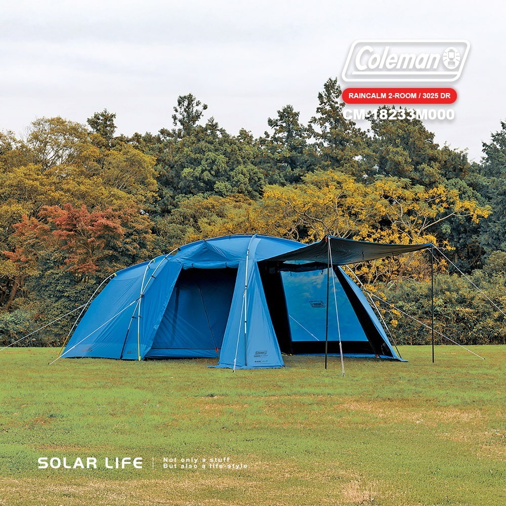 Coleman 靜雨氣流循環2-ROOM 3025+ / CM-18233  4-5人帳 (降噪).黑黑帳家庭帳 露營帳-細節圖4