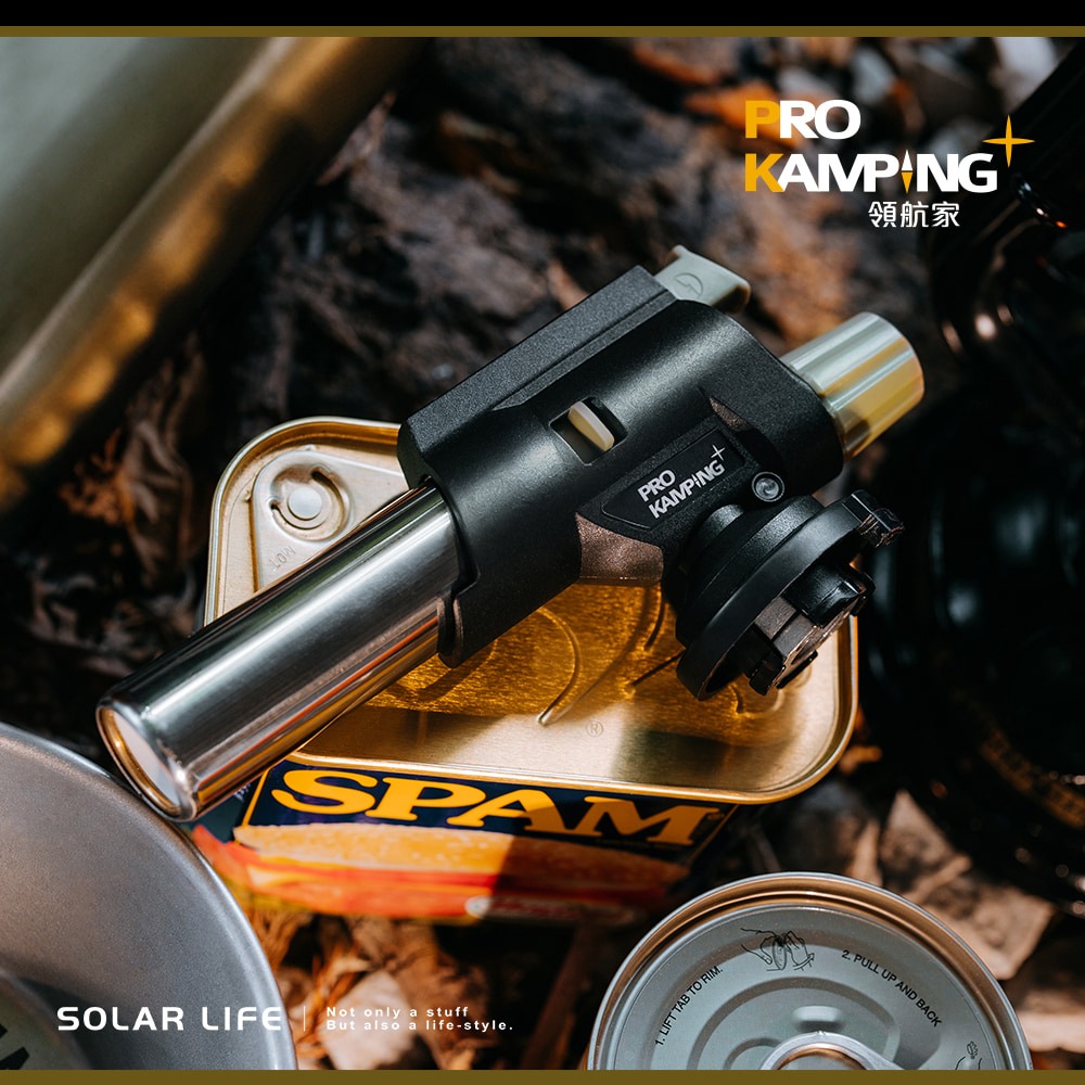 Pro Kamping領航家 日式防衝火噴槍 PK-202D.露營噴火槍 卡式瓦斯噴燈 倒噴電子點火 料理噴槍頭-細節圖3