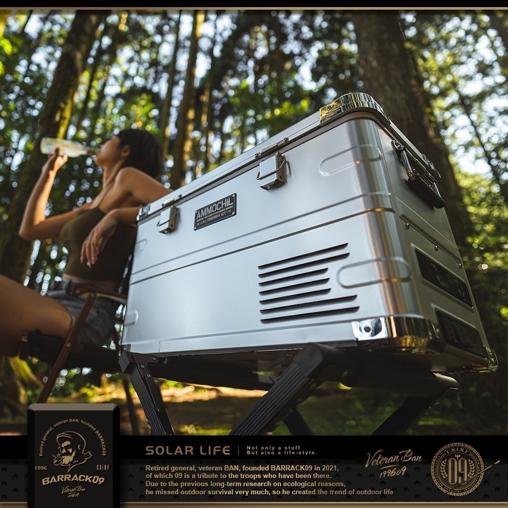 Barrack09 AMMOCHILL雙槽雙溫控車載行動冰箱35L.露營車用冰箱 車載電冰箱 冷凍壓縮機-細節圖5
