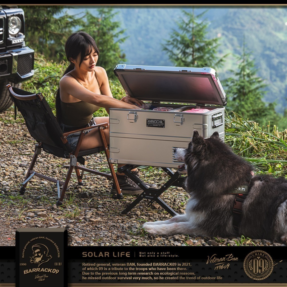 Barrack09 AMMOCHILL雙槽雙溫控車載行動冰箱35L.露營車用冰箱 車載電冰箱 冷凍壓縮機-細節圖7