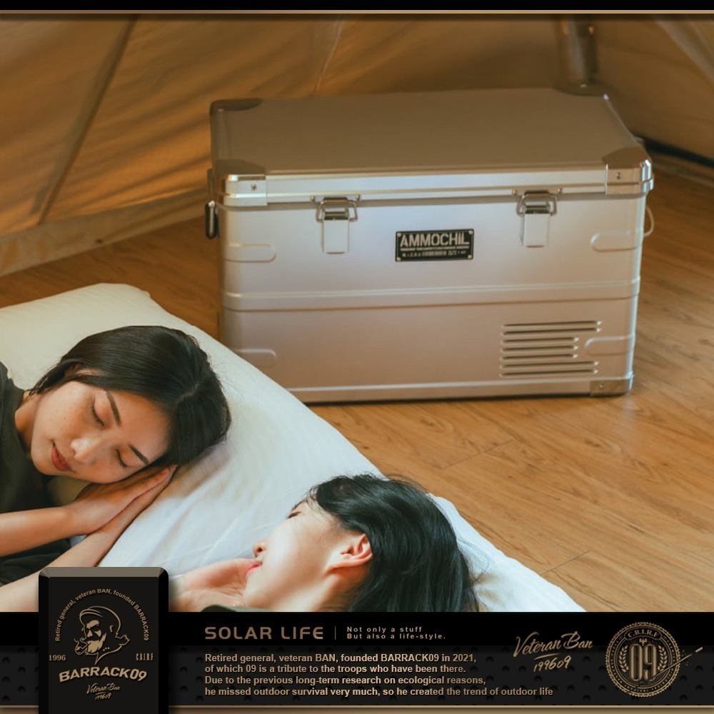 Barrack09 AMMOCHILL雙槽雙溫控車載行動冰箱35L.露營車用冰箱 車載電冰箱 冷凍壓縮機-細節圖9