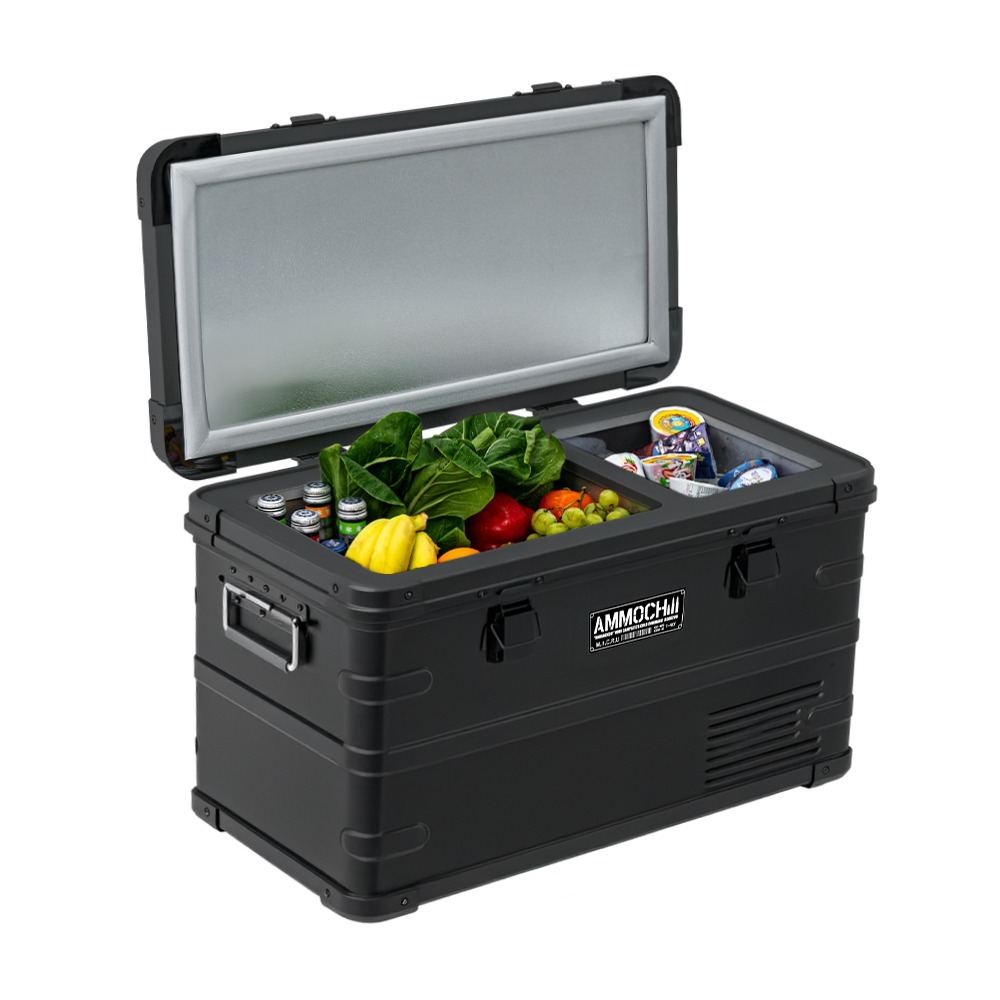 Barrack09 AMMOCHILL雙槽雙溫控車載行動冰箱35L.露營車用冰箱 車載電冰箱 冷凍壓縮機-規格圖10
