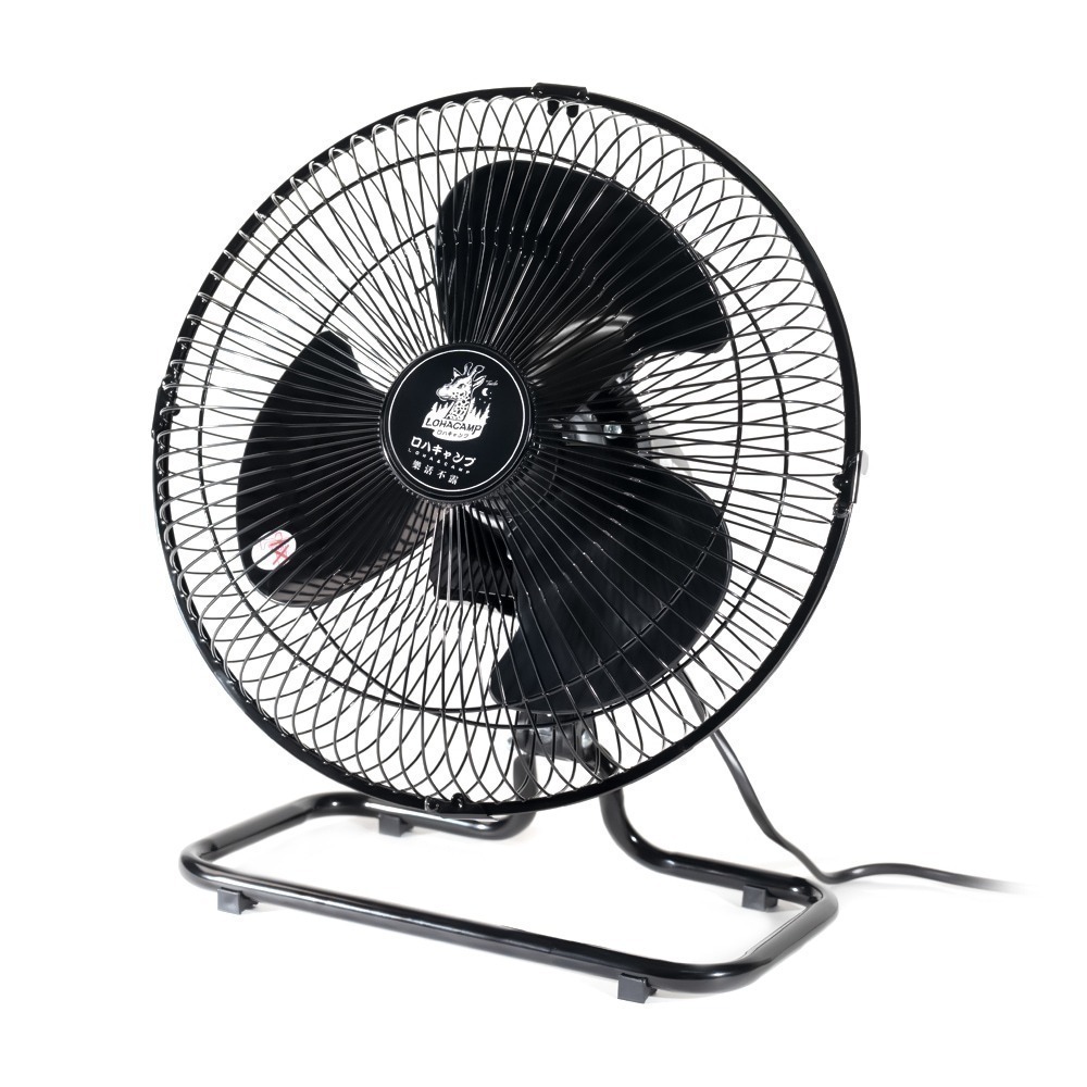 樂活不露 12吋360度靜音型工業風扇.工業用桌扇 露營電扇 戶外電風扇 帳篷風扇 靜音電扇-規格圖8