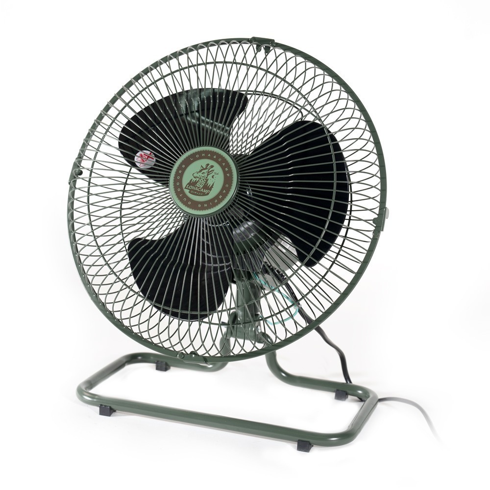 樂活不露 12吋360度靜音型工業風扇.工業用桌扇 露營電扇 戶外電風扇 帳篷風扇 靜音電扇-規格圖8