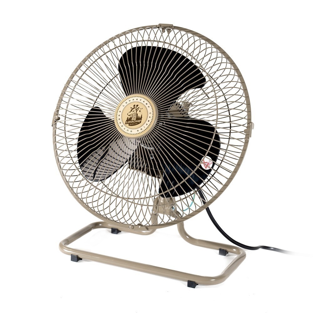 樂活不露 12吋360度靜音型工業風扇.工業用桌扇 露營電扇 戶外電風扇 帳篷風扇 靜音電扇-規格圖8