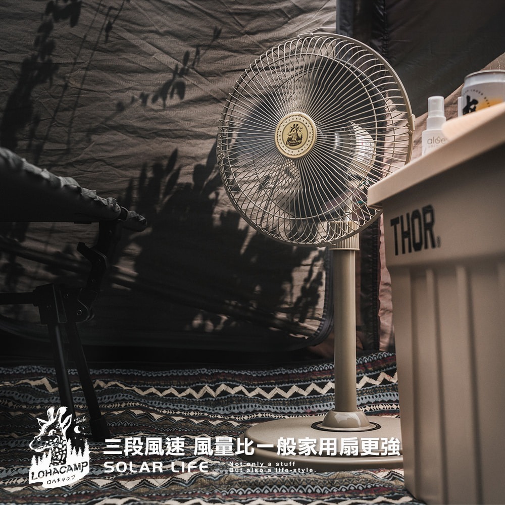 樂活不露 12吋風格立扇.落地扇 伸縮風扇 直立式工業扇 居家戶外 擺頭循環扇 台灣製造-細節圖3