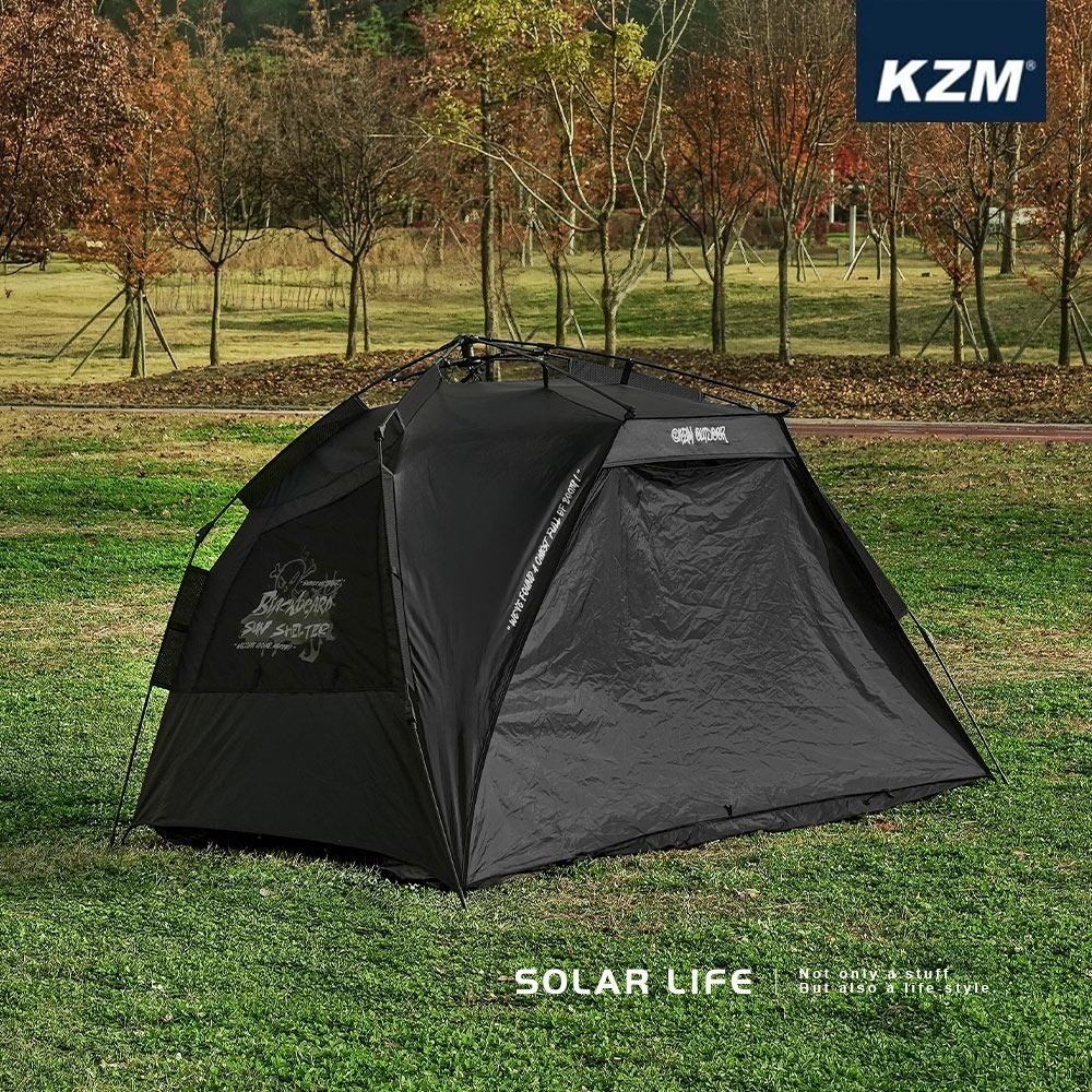 KAZMI KZM 硬派速搭沙灘帳.遮陽野餐帳 全自動釣魚帳 戶外露營帳 自動彈開帳 秒開帳-細節圖5