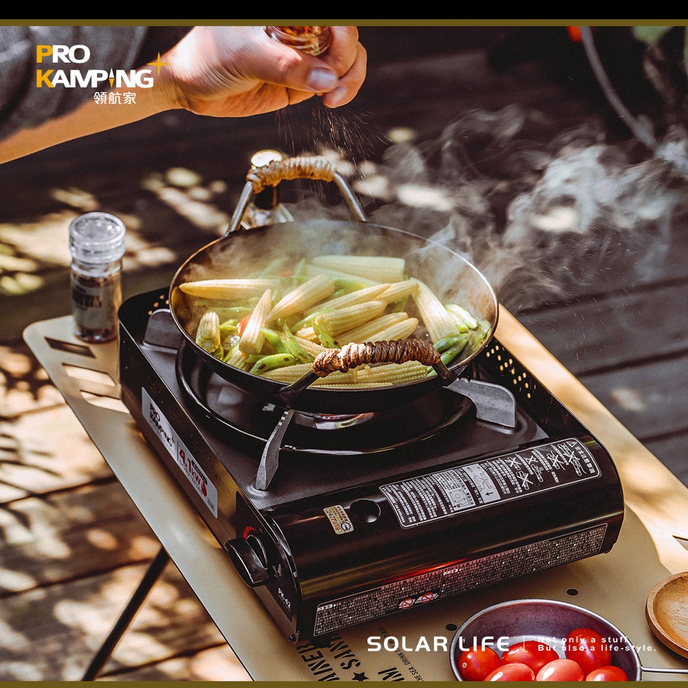 Pro Kamping領航家 高功率瓦斯爐4.1kW 黑森爐 附收納盒.瓦斯卡式爐 4.1KW瓦斯爐 防風單口爐-細節圖6