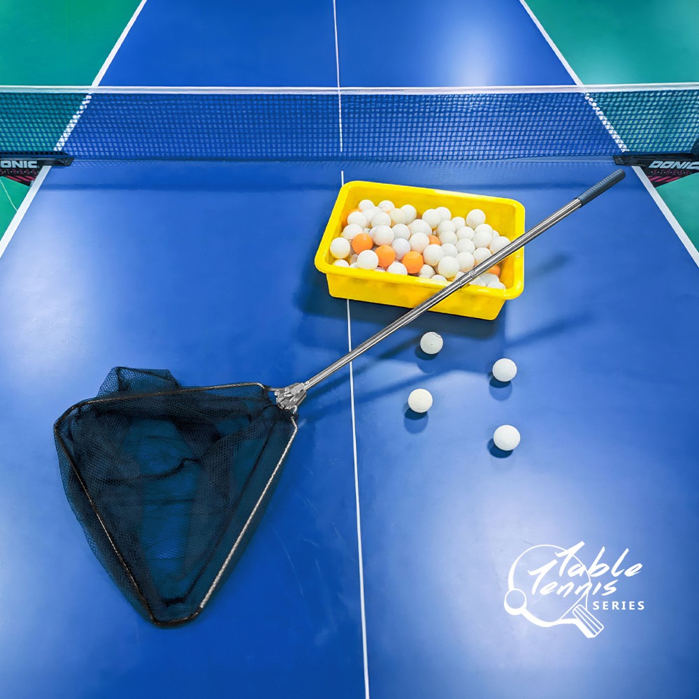 Solar Life 索樂生活 折疊式伸縮桌球撿球器.桌球收集器 兵乓球拾球器 拾球網 伸縮撿球網 撿球網筐-細節圖6