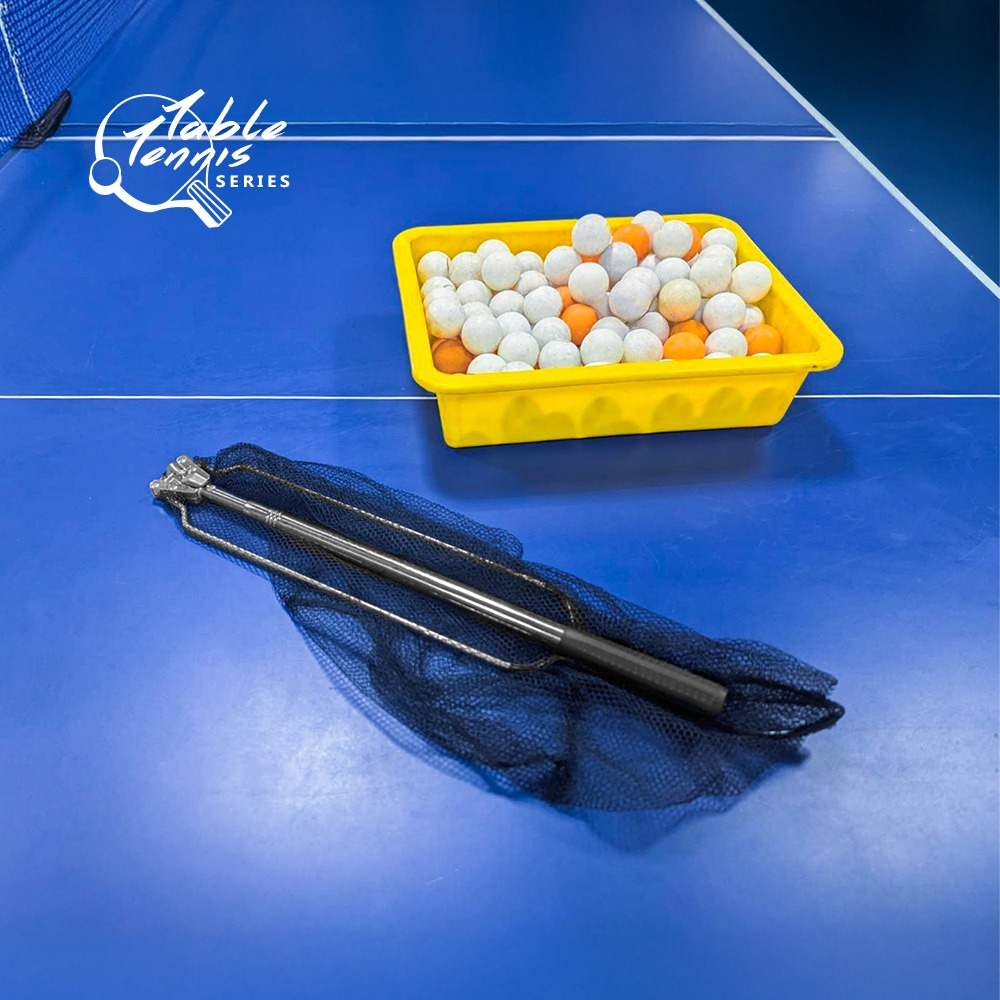 Solar Life 索樂生活 折疊式伸縮桌球撿球器.桌球收集器 兵乓球拾球器 拾球網 伸縮撿球網 撿球網筐-細節圖7