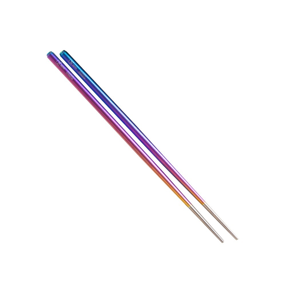Keith 鎧斯鈦彩鈦圓形鈦筷 23.5cm / Ti5661 Ti5662 Ti5663 Ti5664.彩鈦筷子 純鈦-規格圖6