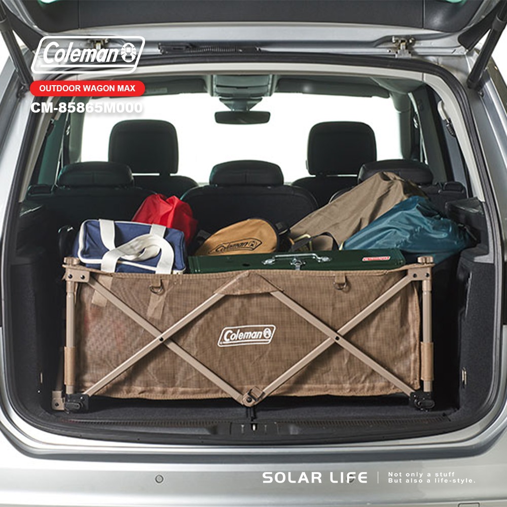 Coleman 四輪拖車MAX/CM-85865.露營手推車 戶外四輪拖車 野餐寵物拖車 野營折疊拉車 收納裝備車-細節圖5