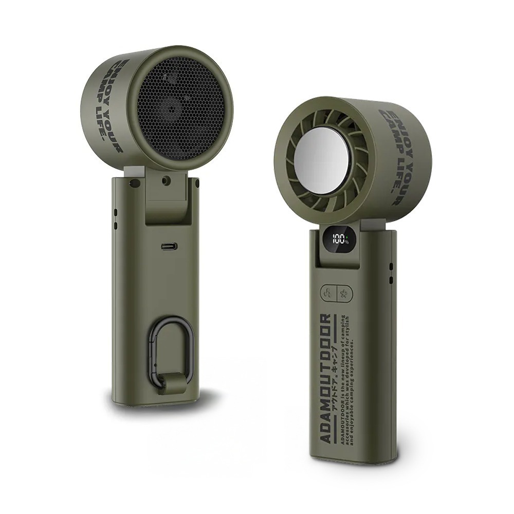 ADAMOUTDOOR 隨身掛繩機能冰鎮風扇.隨身電風扇 迷你桌面風扇 冰敷製冷手持扇 頸掛脖掛電扇 USB充電小風扇-規格圖4