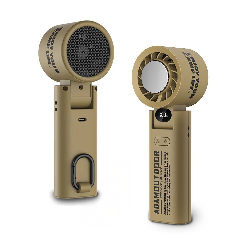 ADAMOUTDOOR 隨身掛繩機能冰鎮風扇.隨身電風扇 迷你桌面風扇 冰敷製冷手持扇 頸掛脖掛電扇 USB充電小風扇-規格圖4