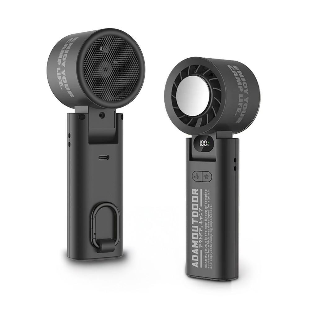 ADAMOUTDOOR 隨身掛繩機能冰鎮風扇.隨身電風扇 迷你桌面風扇 冰敷製冷手持扇 頸掛脖掛電扇 USB充電小風扇-規格圖4