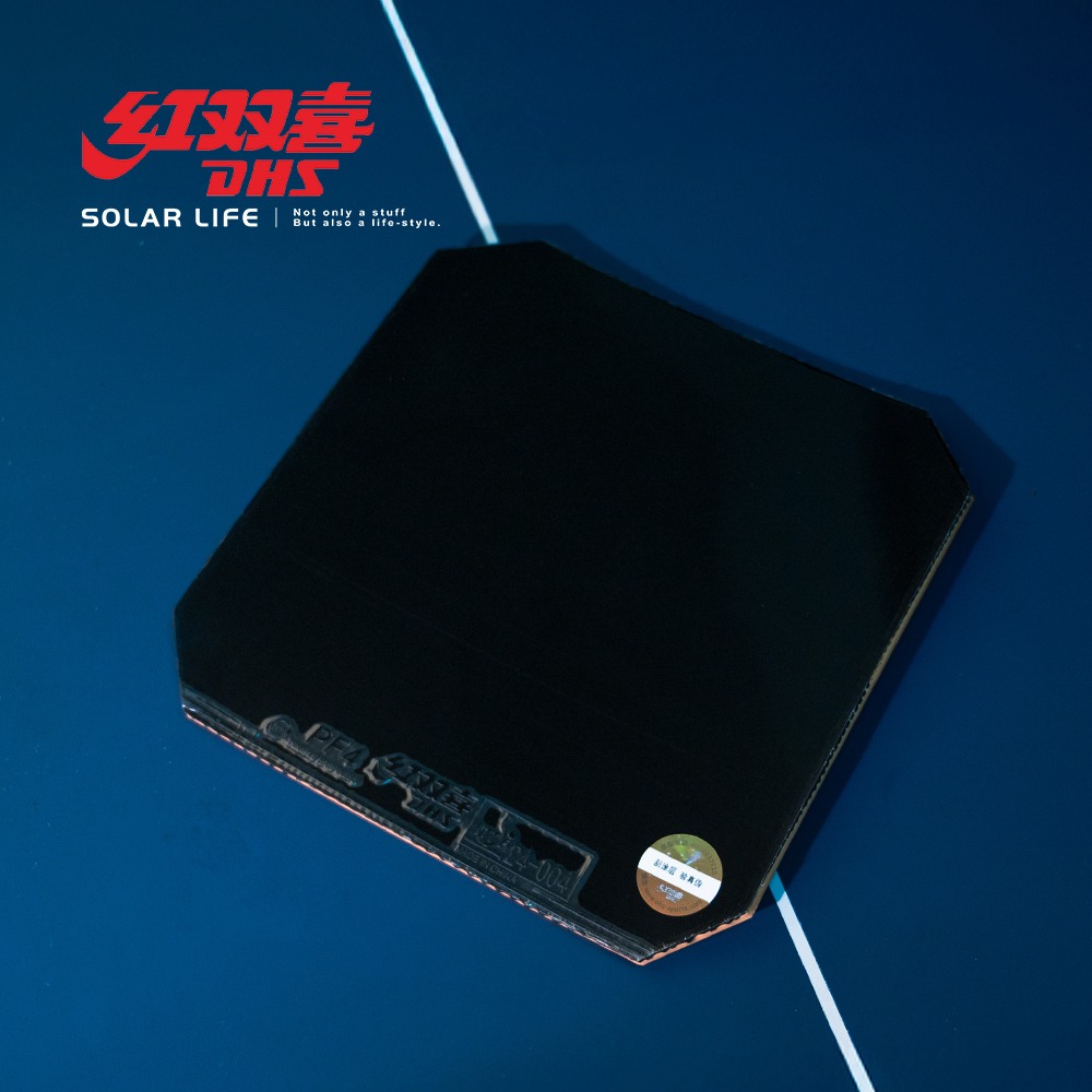 紅雙喜DHS 桌球拍膠皮-PF4.桌球膠皮 桌球拍套膠 乒乓球膠皮 球拍反膠 黏性套膠-細節圖4