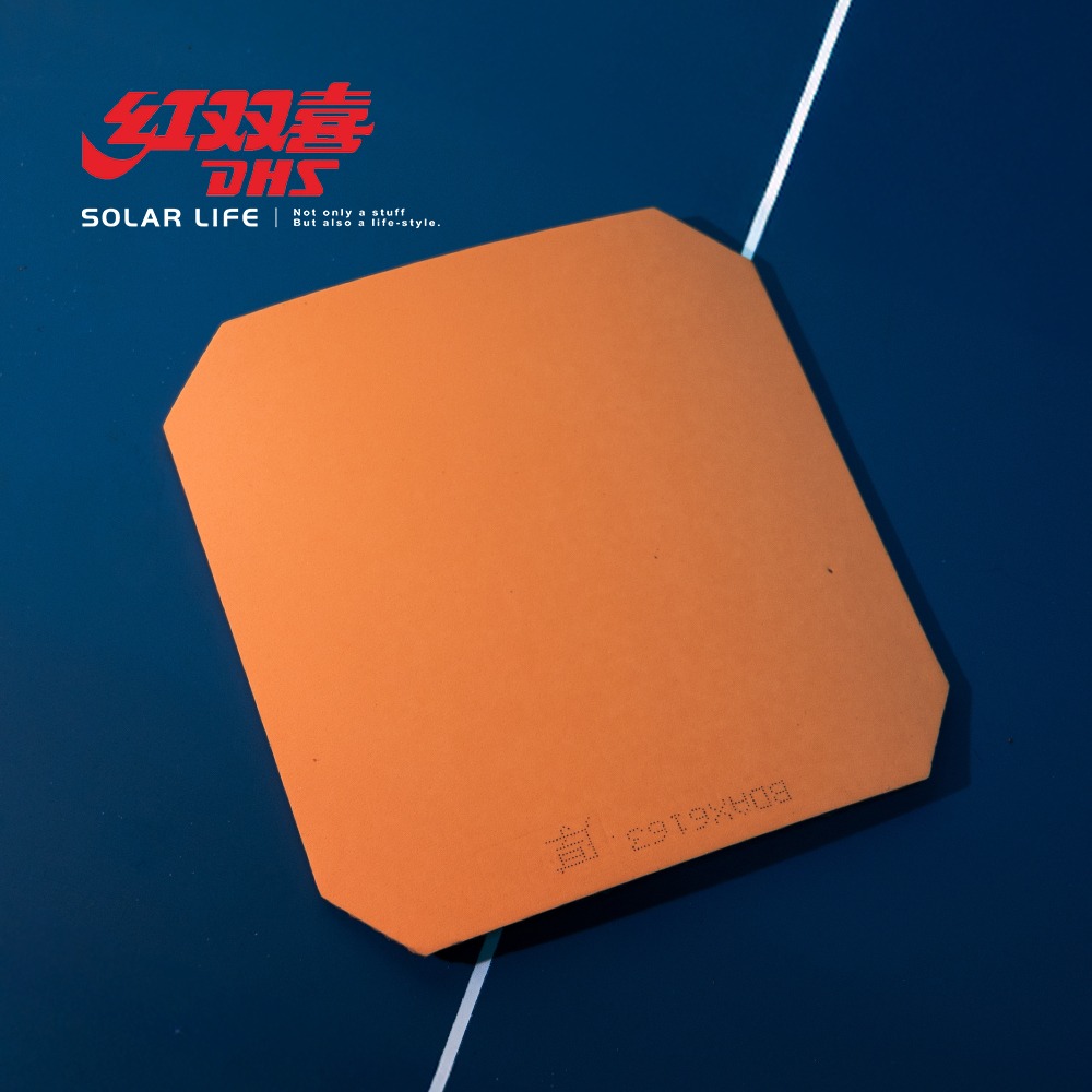 紅雙喜DHS 桌球拍膠皮-PF4.桌球膠皮 桌球拍套膠 乒乓球膠皮 球拍反膠 黏性套膠-細節圖5