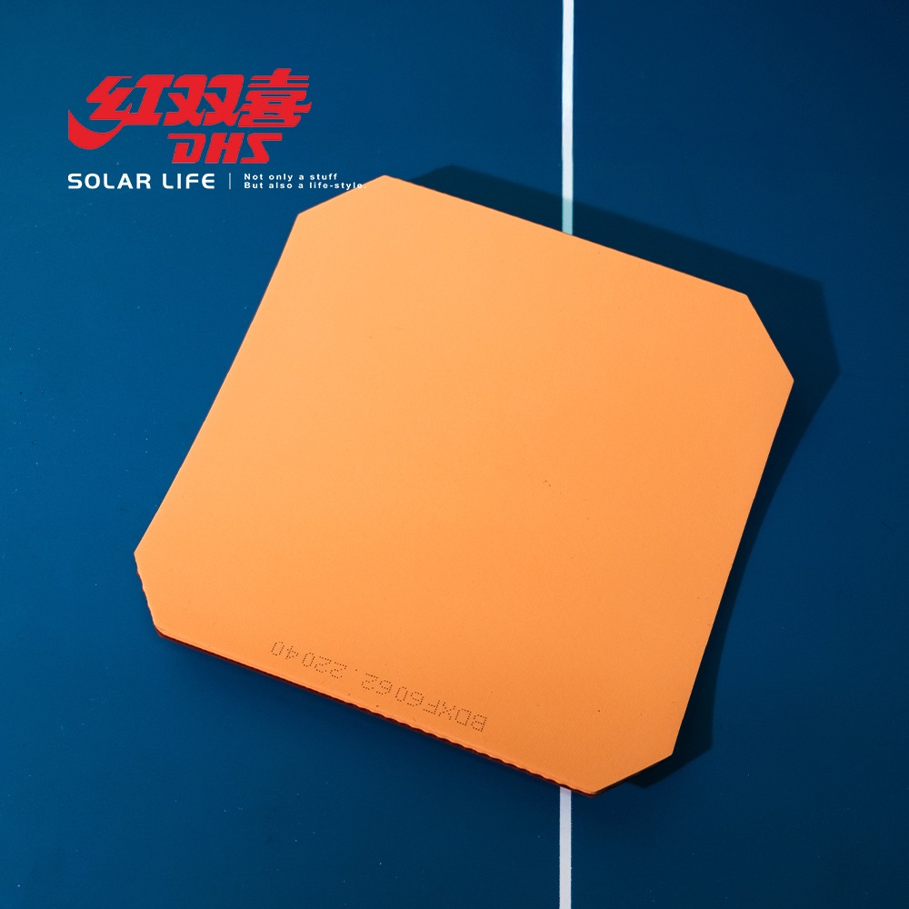 紅雙喜DHS 桌球拍膠皮-狂飆3.桌球膠皮 桌球拍套膠 乒乓球膠皮 球拍反膠 黏性套膠-細節圖5