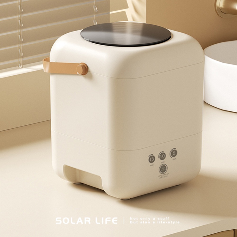Solar Life 索樂生活 無線小型洗衣機5.5L.小型洗衣機 內衣褲洗衣機 襪子寶寶衣物 旅行露營宿舍 USB充電-細節圖4
