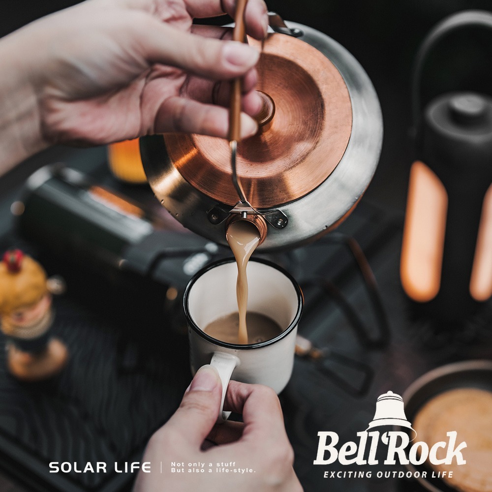 Bell Rock 黃銅茶壺 0.6L附收納袋.戶外茶壺 韓國製造 煮水壺燒水壺 露營泡茶壺 登山熱水壺-細節圖3