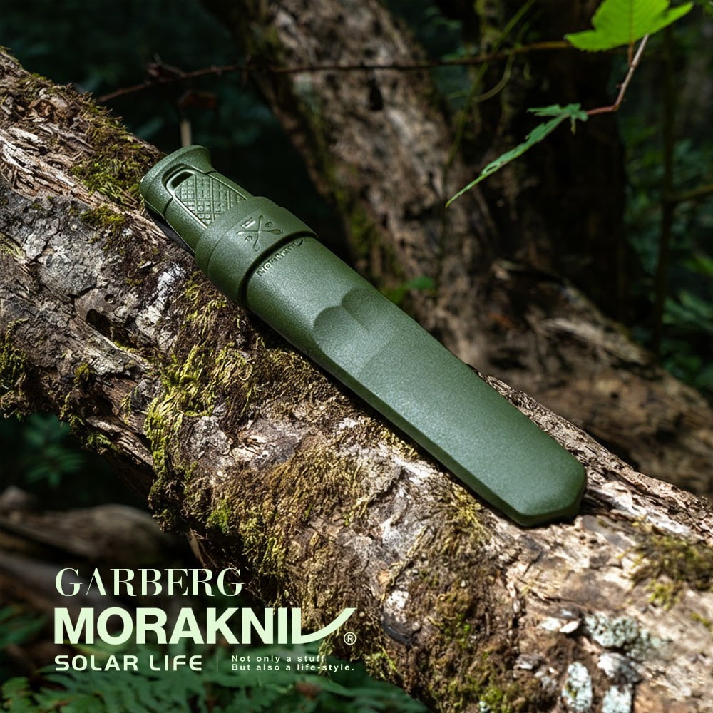 MORAKNIV 全龍骨厚刃不鏽鋼直刀含護套 14472 Garberg.戶外直刀 求生野營刀 瑞典露營刀 登山野外-細節圖3