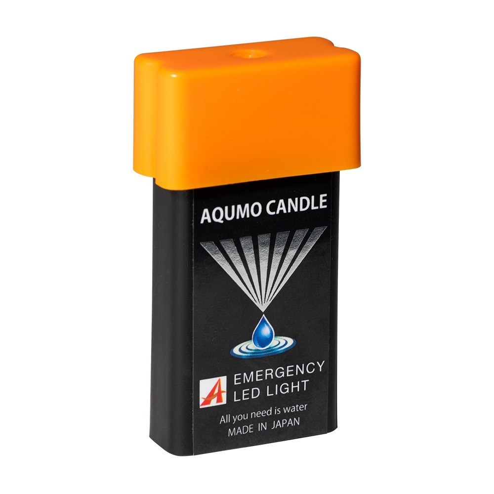 AQUMO CANDLE 日本製防災水滴燈.水光燈避難包 水點燈水蠟燭 防災停電 緊急照明燈 颱風地震-規格圖10