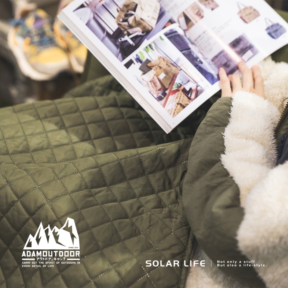 ADAMOUTDOOR USB急速加熱暖心毯.加熱披肩 電毯披肩毯  戶外電熱毯 露營發熱毯 溫控暖毯-細節圖7