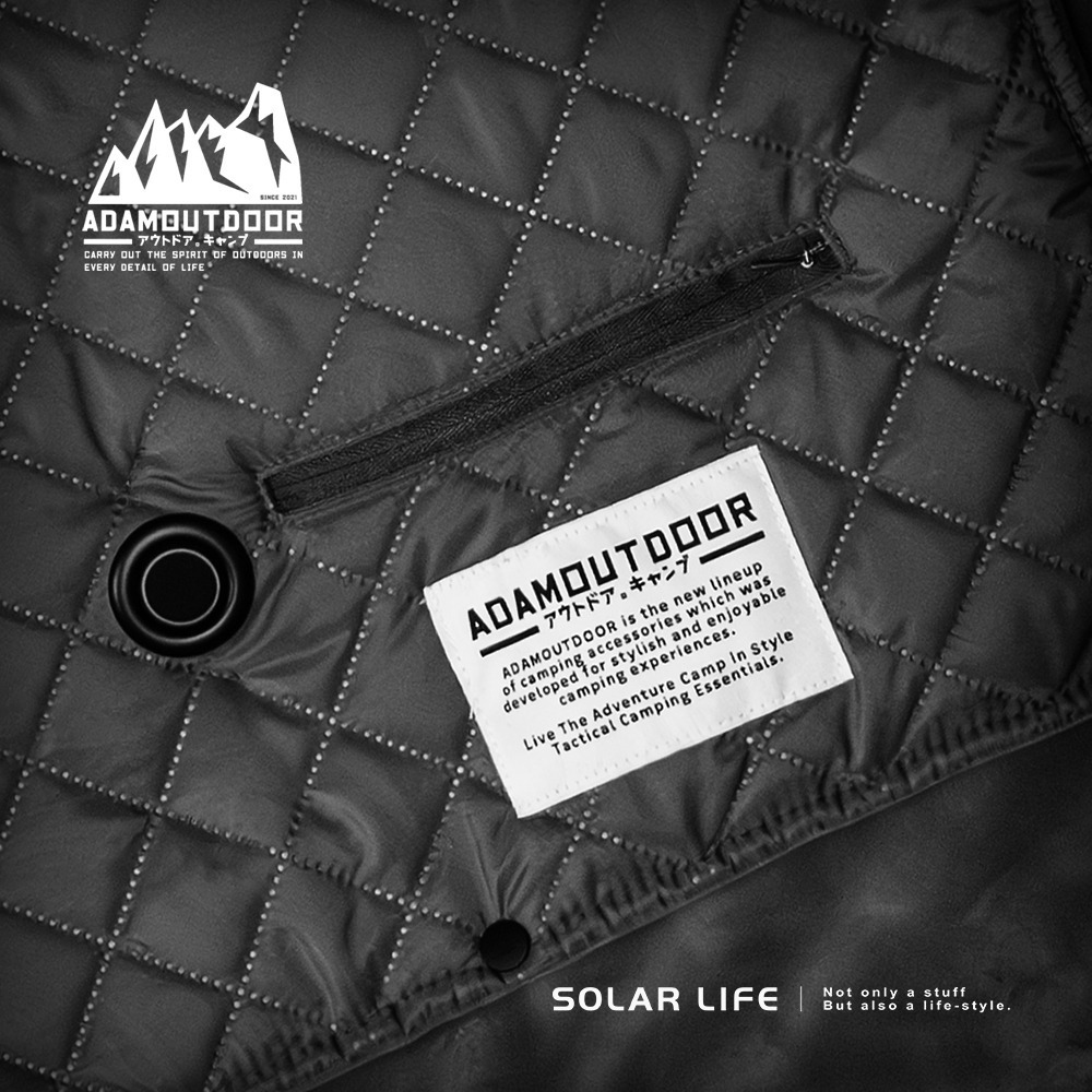 ADAMOUTDOOR USB急速加熱暖心毯.加熱披肩 電毯披肩毯  戶外電熱毯 露營發熱毯 溫控暖毯-細節圖9