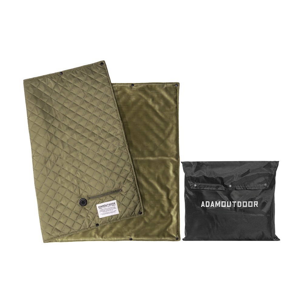 ADAMOUTDOOR USB急速加熱暖心毯.加熱披肩 電毯披肩毯  戶外電熱毯 露營發熱毯 溫控暖毯-規格圖11