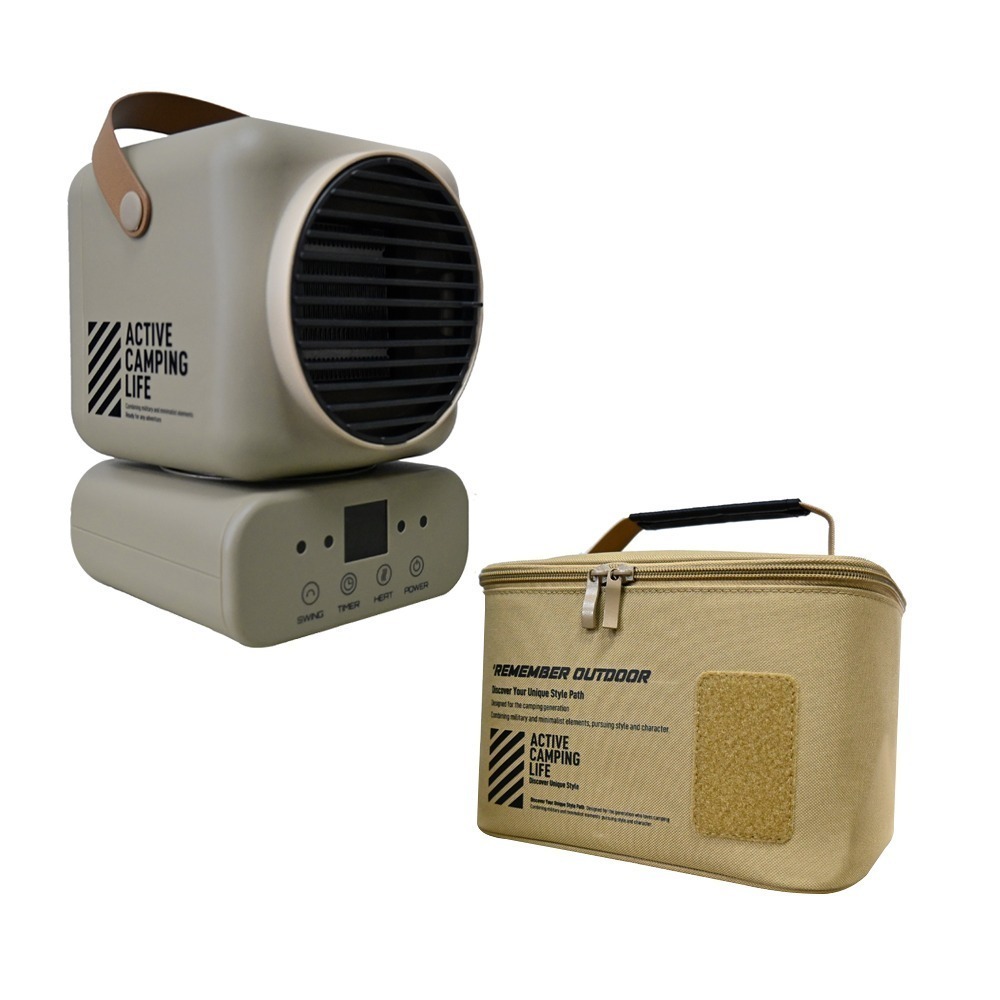 樂活不露 坦克電暖器/自動擺頭電暖器HT-609.露營電暖爐 桌上暖風機 迷你暖風扇 小型家用暖氣 PTC陶瓷暖爐-規格圖8