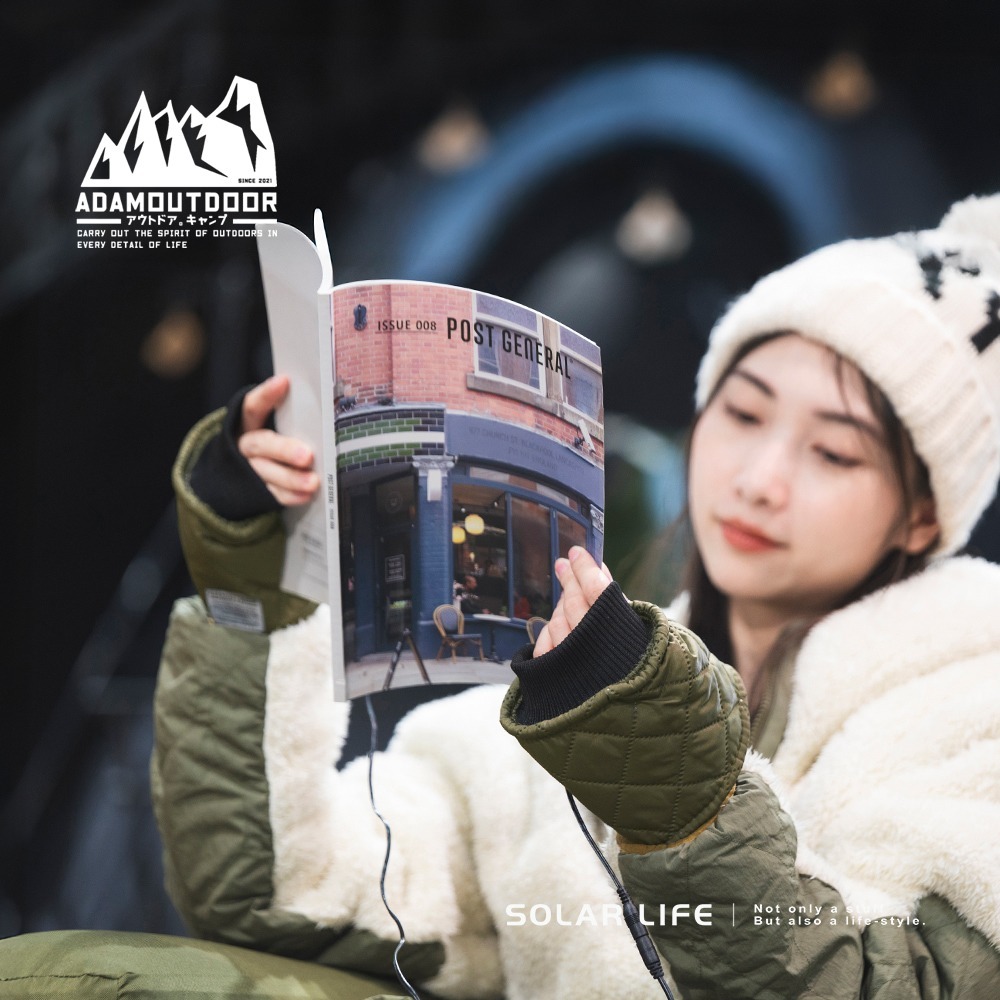 ADAMOUTDOOR USB急速加熱暖手套.usb保暖手套 暖手寶 發熱手套 暖手神器 恆溫定時-細節圖10