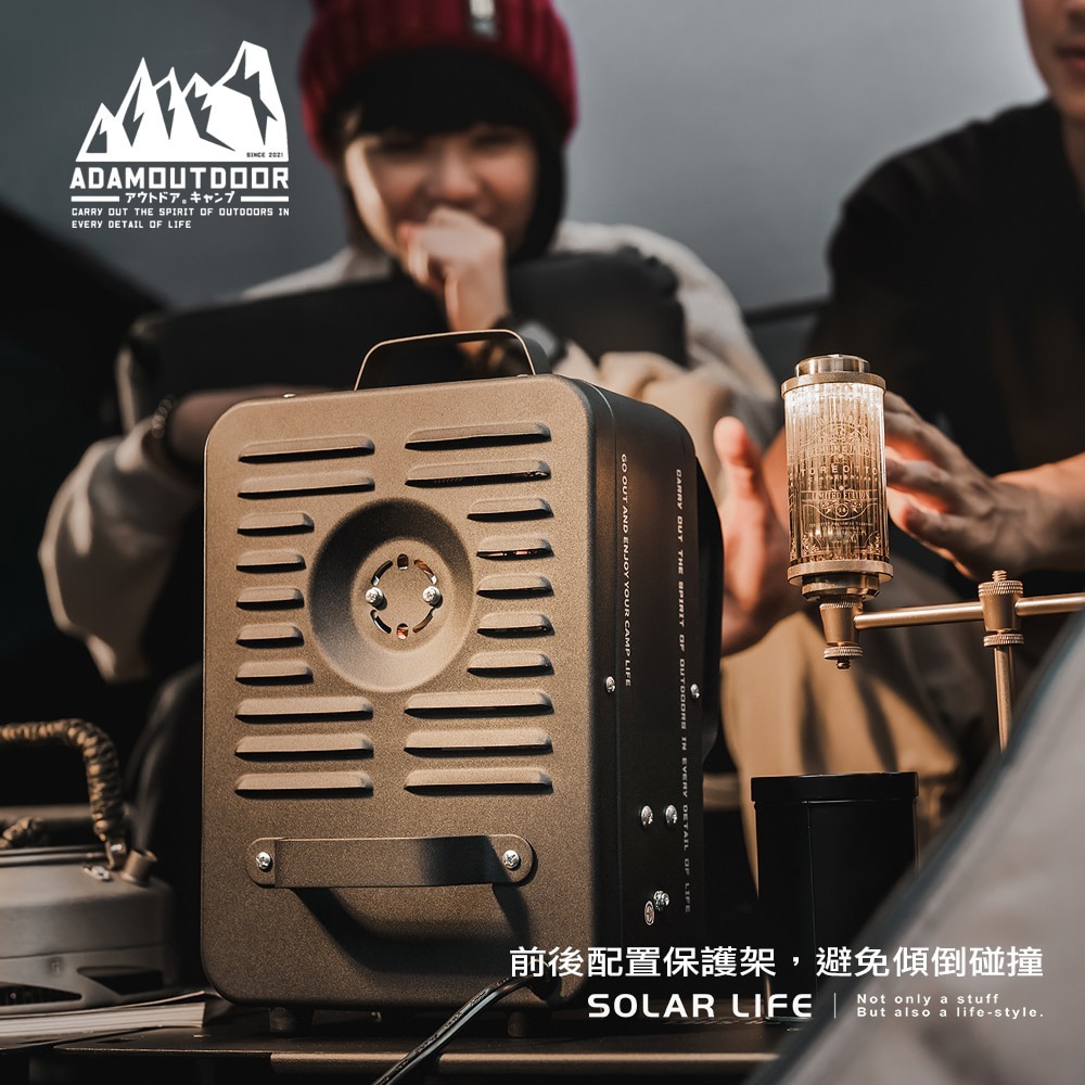 ADAMOUTDOOR 鋼鐵風格 雙功率電暖器.露營電暖爐 露營電暖器 桌上暖風機 迷你暖風扇 小型家用暖氣-細節圖6