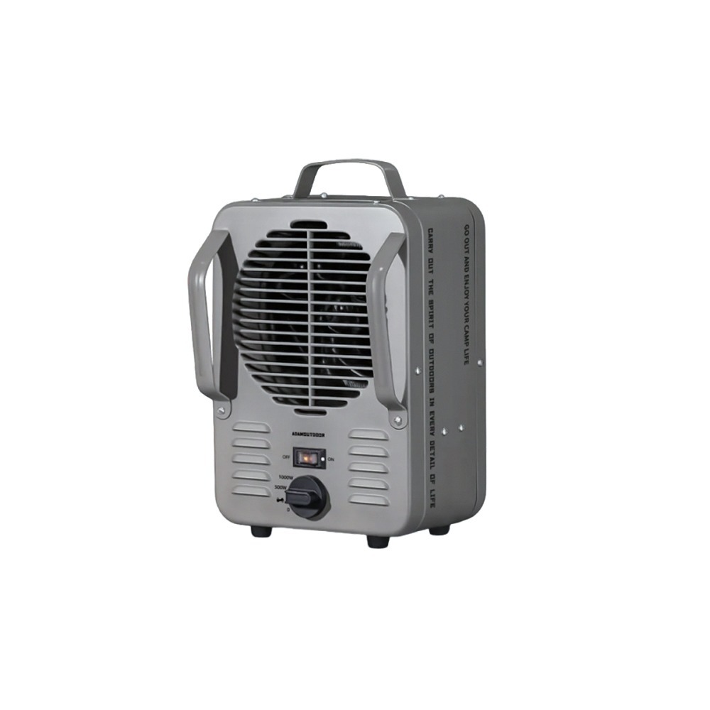 ADAMOUTDOOR 鋼鐵風格 雙功率電暖器.露營電暖爐 露營電暖器 桌上暖風機 迷你暖風扇 小型家用暖氣-規格圖6