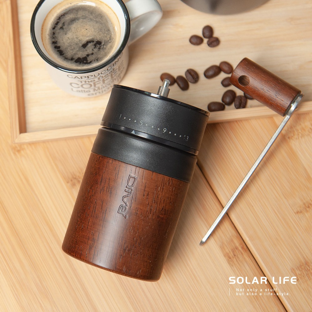 Driver 雙軸承手搖伸縮磨豆機(附硬殼收袋盒).手搖磨豆機 咖啡磨豆機 手動咖啡研磨機 露營咖啡磨粉器 不鏽鋼刀盤-細節圖5