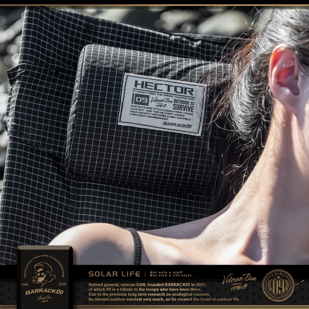 Barrack 09 HECTOR 多角度五段高背椅 Dyneema 3.0 升級版.可調式折疊椅 大川椅巨川椅-細節圖6