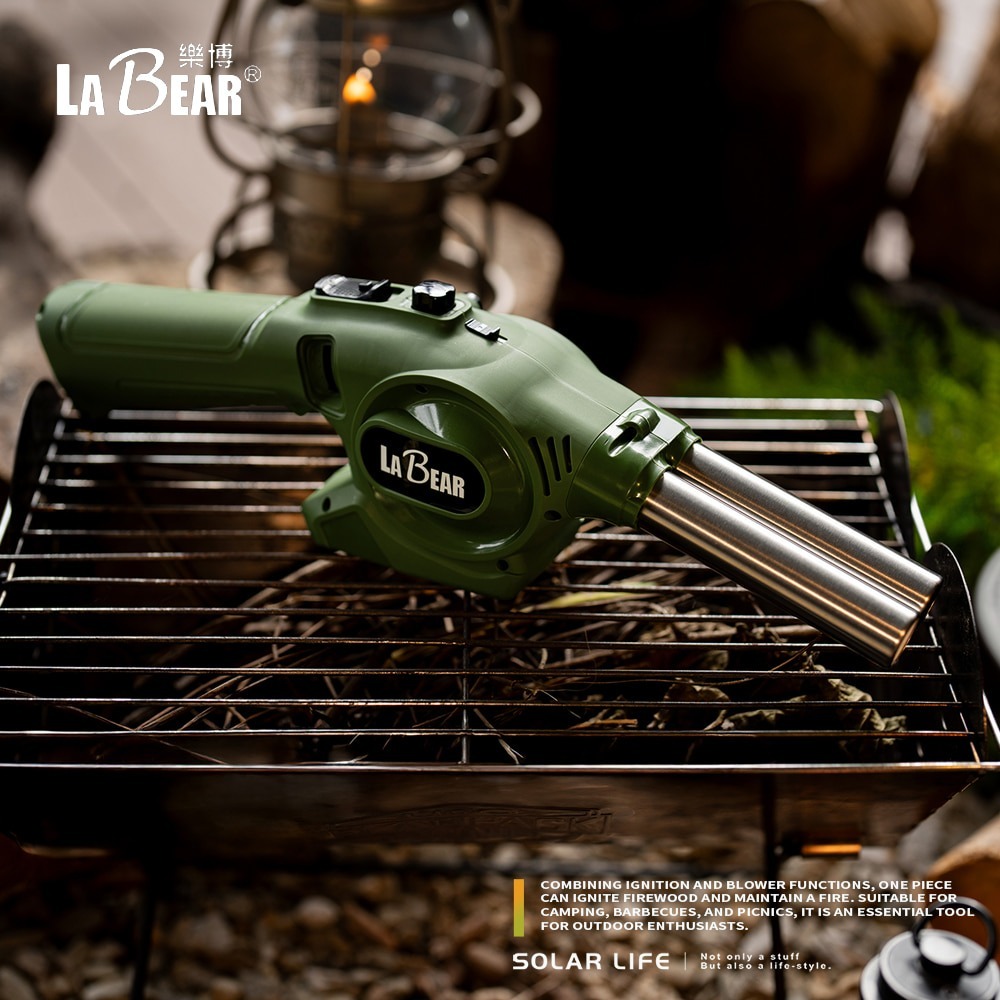 LaBear樂博 雙動能戶外噴火槍.瓦斯噴槍 鼓風機 防風點火槍 瓦斯噴燈 生火神器 雙效點火器-細節圖3