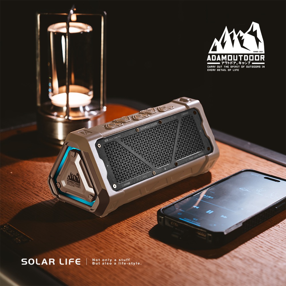 ADAMOUTDOOR 戶外藍芽音箱.藍牙喇叭 無線音響 喇叭音響 野外藍牙音箱 重低音喇叭-細節圖4