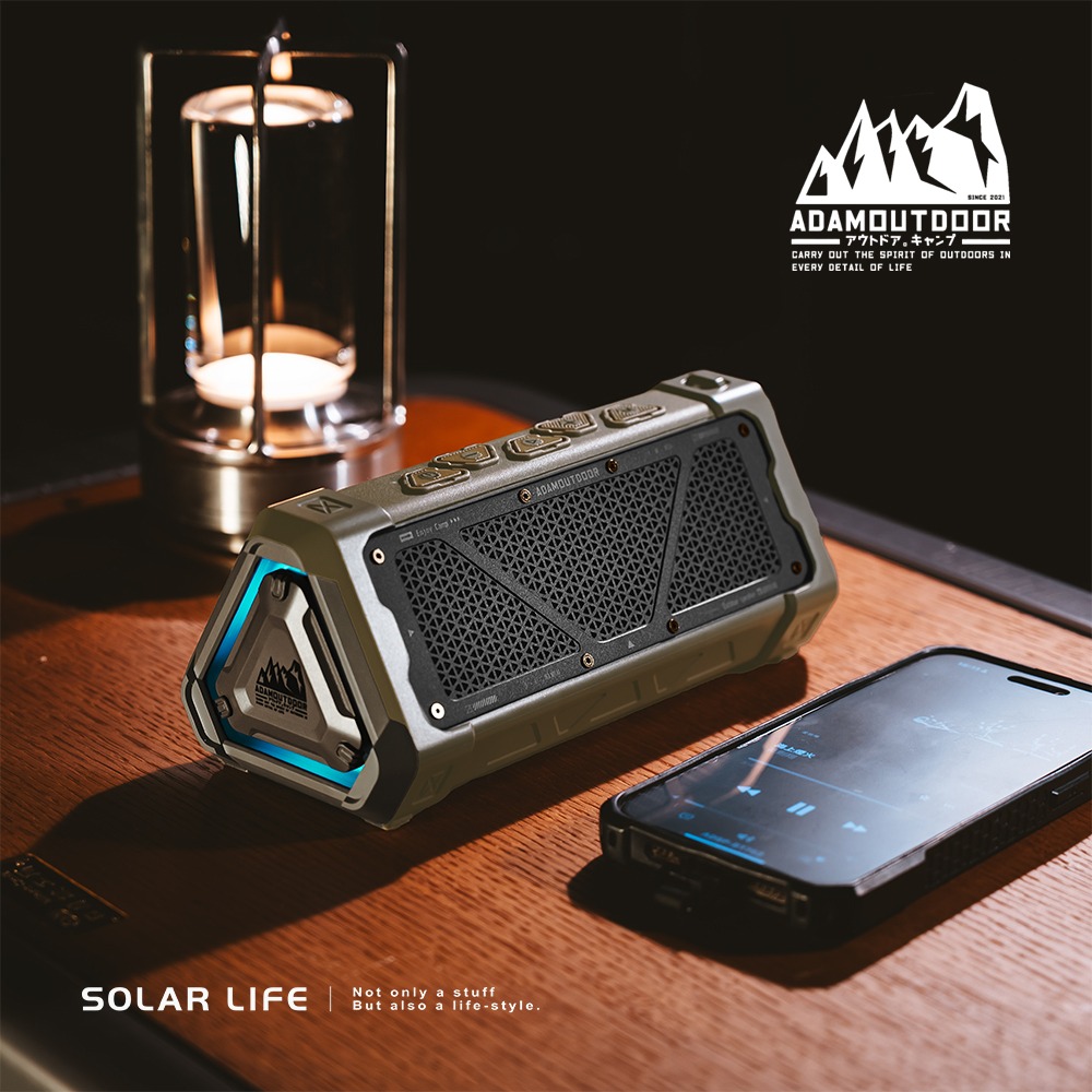 ADAMOUTDOOR 戶外藍芽音箱.藍牙喇叭 無線音響 喇叭音響 野外藍牙音箱 重低音喇叭-細節圖5